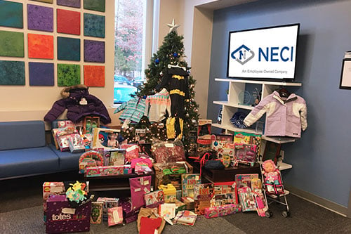 NECI is committed to supporting our community through charitable efforts. 