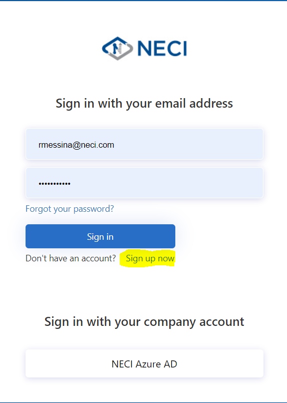 Registering for Portal Access