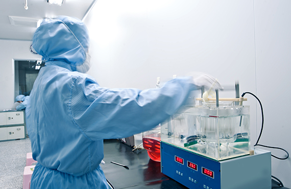 scientist in a lab, industrial project management services, Industrial project services